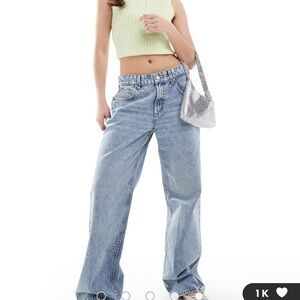 ASOS Light Blue Flare & Wide Leg Jeans
